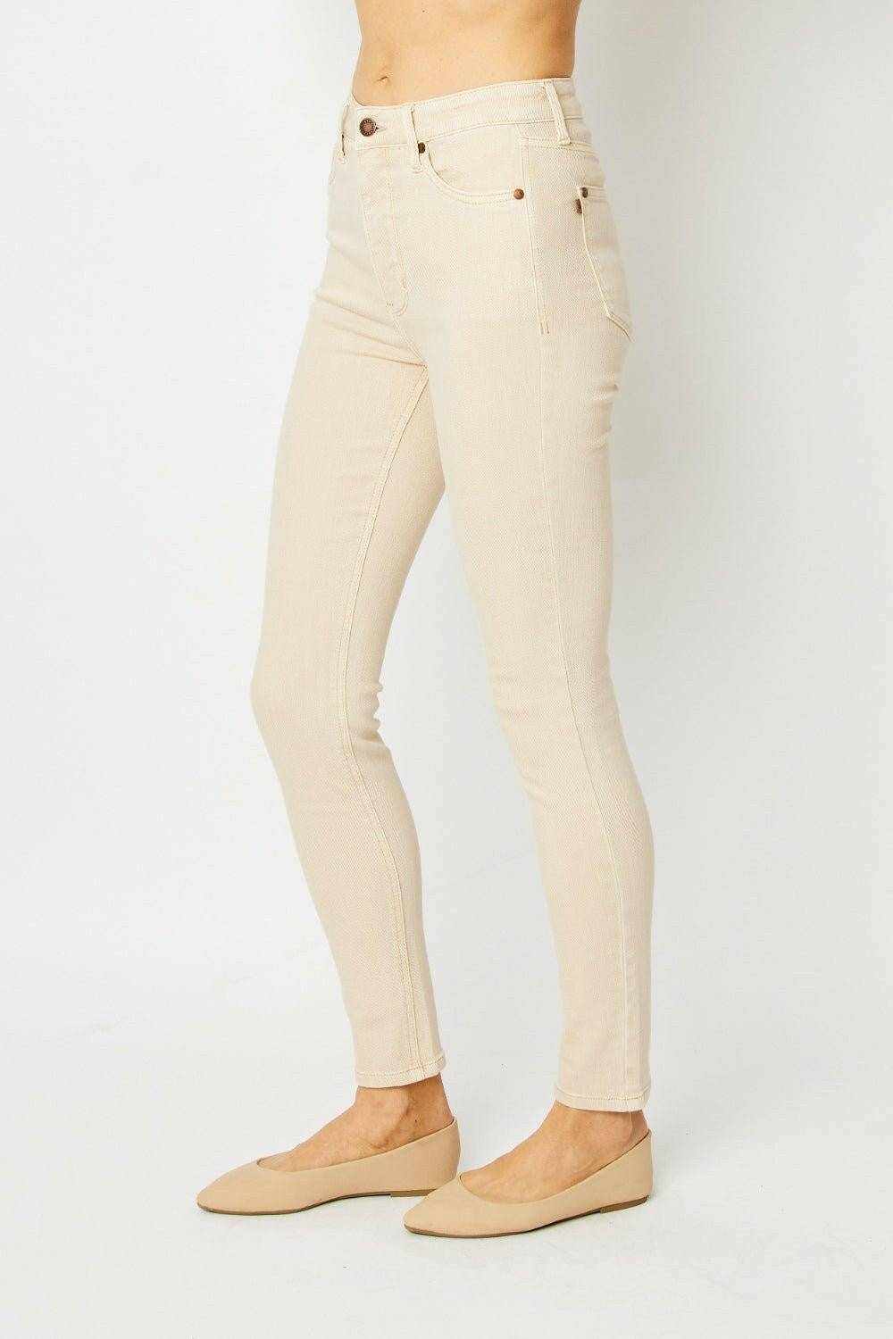 Sculpted tummy control skinny jeans - Love Salve